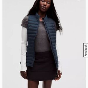Lululemon Pack it Down vest in Blue size 4